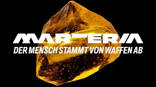 Marteria  Der Mensch stammt von Waffen ab Offizielles Lyric Video [upl. by Atteuqihc344]