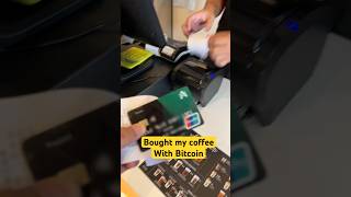 I bought a nice coffee with bitcoin via Advcash card brunei crypto cryptocard [upl. by Argyle]