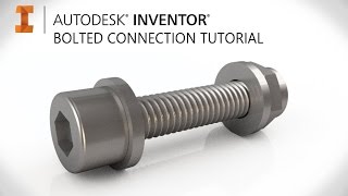 How To Bolted Connections Full Almost Training  Autodesk Inventor [upl. by Laine]