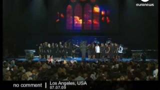 Michael Jackson Funerals in Staples Center LA [upl. by Eceinal172]