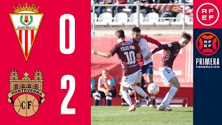 RESUMEN PrimeraFederación  Algeciras CF 02 Pontevedra CF  Grupo 1  Jornada 17 [upl. by Arliene21]