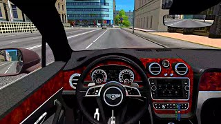 City Car Driving  Bentley Bentayga  Steering Wheel GAMEPLAY [upl. by Sumahs]