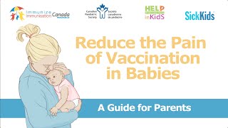 Reduce vaccination pain in babies  Part 1 How and why [upl. by Anytsirhc]