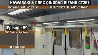 Episode 89 2nd Last Episode for TEL 🟤 KHI amp CRRC CT251 2083 Orchard Boulevard → Havelock [upl. by Friedland]