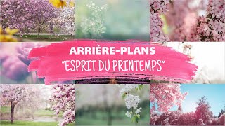 Collection darrièreplans quotEsprit du printempsquot pour PhotoWorks [upl. by Yraek]