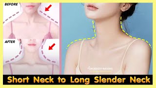 How to make your short neck to long slender neck  Neck taller Exercises amp Yoga [upl. by Rob743]