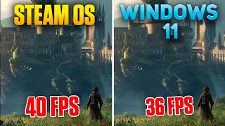 SteamOS vs Windows 11  Hogwarts Legacy  Steam Deck [upl. by Clapper295]