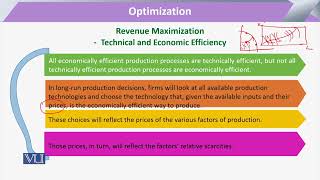 Revenue Minimization Technical amp Economic Efficiency  Microeconomic Analysis  ECO614Topic191 [upl. by Ayenet]