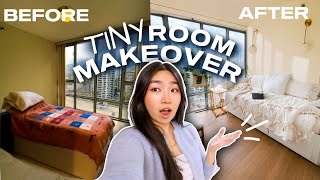 DIY Small Room Makeover  Extreme Bedroom Transformation [upl. by Anattar143]