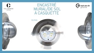 GL034  Encastré asymétrique direct 230V [upl. by Etnahc]