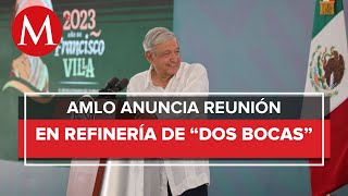 AMLO afirma que refinería de Dos Bocas ya está en su fase de integración “va a entrar a pruebas” [upl. by Fritz448]