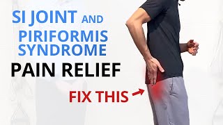 SI Joint Pain Piriformis Syndrome 5 Exercises to Treat amp Prevent [upl. by Anelehs582]