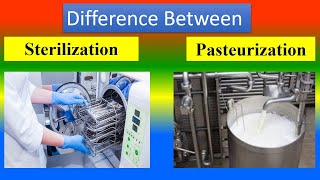 Difference Between Sterilization and Pasteurization [upl. by Drislane380]