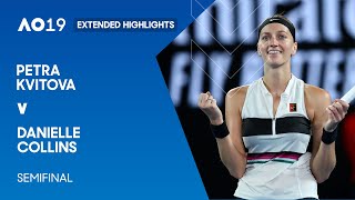 Petra Kvitova v Danielle Collins Extended Highlights  Australian Open 2019 Semifinal [upl. by Clea]