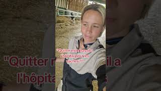 JESSICA AGRICULTRICE A QUITTEE SON TRAVAIL URBAIN POUR LAGRICULTURE agricultrice agricole [upl. by Hairahcez]