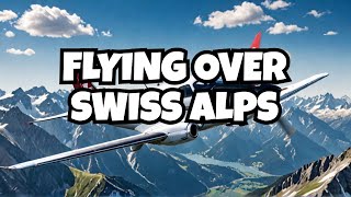 Breathtaking Swiss Alps Journey  TBM 930 Flight from Basel to Zürich [upl. by Bohman536]