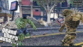 GTA 5  HULK vs Abomination Action Scene [upl. by Allin466]