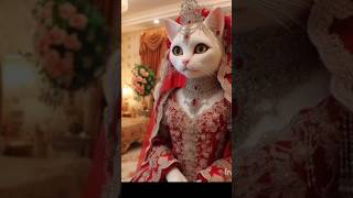 Bridal cat  cat cutecat cattycats cuteanimal [upl. by Fern101]