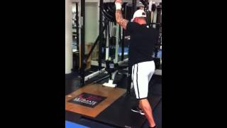 How to do Barbell Jammer Press  Single Arm  Olly Foster [upl. by Lethia483]