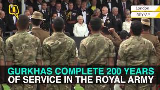 Pageant Marks 200th Anniversary of Gurkha Service to Royal Army [upl. by Nitsed]