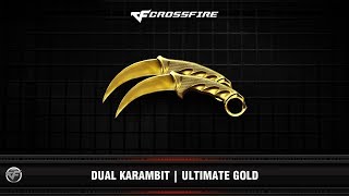 CF  Dual Karambit  Ultimate Gold [upl. by Aieka]