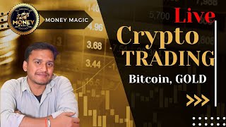 03 Oct Live Crypto Trading  Live Bitcoin trading  Live GOLD Trading crypto trending [upl. by Adonis]