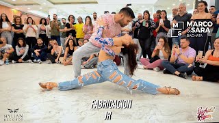 Fabricacion  JR  bachata workshop  Bailando Marco y Sara en Winter Bachata Festival 2023 [upl. by Rodenhouse507]