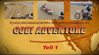 Gobi Adventure – Endurowandern Mongolei 1 [upl. by Odab]