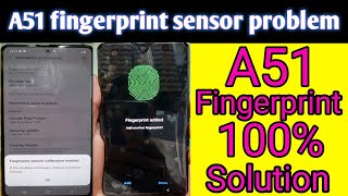 Samsung a51 fingerprint sensor not working [upl. by Goodrich894]