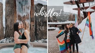 Whistler Pride  Travel Vlog  Lesbian Couple [upl. by Nnarual534]