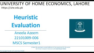 National University of Science amp Tech NUST Heuristic Evaluation based on Nielsen’s Principles [upl. by Laine]