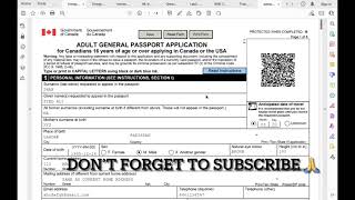 Canadian Passport Application After Citizenship Ceremony First Time Applying for Canadian Passport [upl. by Erina]