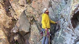 Rock Climbing Crestone Needle  Ellingwood Ledges Direct [upl. by Tnomad]