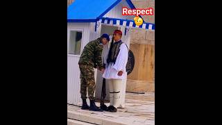 The EvzonesSoldier fixing pleatselite Greek Presidential GuardHellasgreeceviral shortssoldier [upl. by Boyce310]