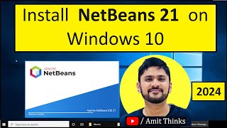 How to Install NetBeans 21 with Java 22 on Windows 10  Updated 2024 [upl. by Radnaskela]