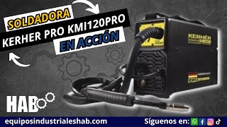 Soldadora Kerher KMI120PRO en acción [upl. by Narra574]