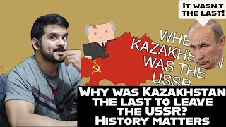 Why was Kazakhstan the last to leave the USSR Short Animated Documentary reaction [upl. by Bunder]