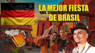 ESTA es la MEJOR FIESTA de BRASIL 🇧🇷  OKTOBERFEST BLUMEAU 🇩🇪 ARGENTINO EN BRASIL 🇧🇷 [upl. by Beffrey736]