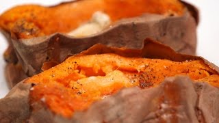 How to Make Martha Stewart’s Baked Sweet Potatoes  Best OvenBaked Recipe [upl. by Ezirtaeb627]