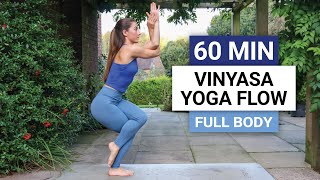 60 Min Yoga Flow  Full Body Vinyasa Yoga Flow [upl. by Einaffyt]