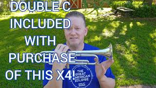 schilke x4 trumpet  double C included [upl. by Negriv406]