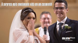 A SURPRESA MAIS EMOCIONANTE JÁ VISTA EM UM CASAMENTO [upl. by Jason241]