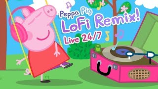 Lofi Peppa Pig Radio 🐷 Lofi Music for Kids Live Stream 247 [upl. by Madda524]