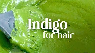 Mixing Indigo for Hair indigohairdye hairdye haircolor [upl. by Ojiram]