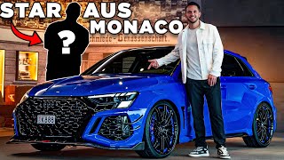 Star aus Monaco holt seinen ABT Audi RS3R ab 😍 [upl. by Eliak]