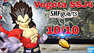 Vegeta SSJ4 SH Figuarts Dragon Ball  SOBERBIO  Bandai Spirits Tamashii Nations  Unboxing  Review [upl. by Aelanej764]