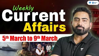 Weekly Current Affairs 2024  5th  9th March 2024  Current Affairs by Abhijeet Sir [upl. by Shum95]