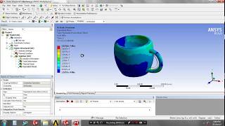 THERMAL STRESS OF TEA CUP IN ANSYS WORKBENCH [upl. by Moria319]