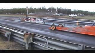 Crivello Motorsports Top Dragster Wheelstand quotWheeliequot [upl. by Aihselef502]