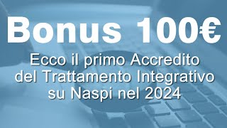 UFFICIALE Pagamento del Trattamento integrativo su Naspi a Febbraio 2024 [upl. by Jeana]